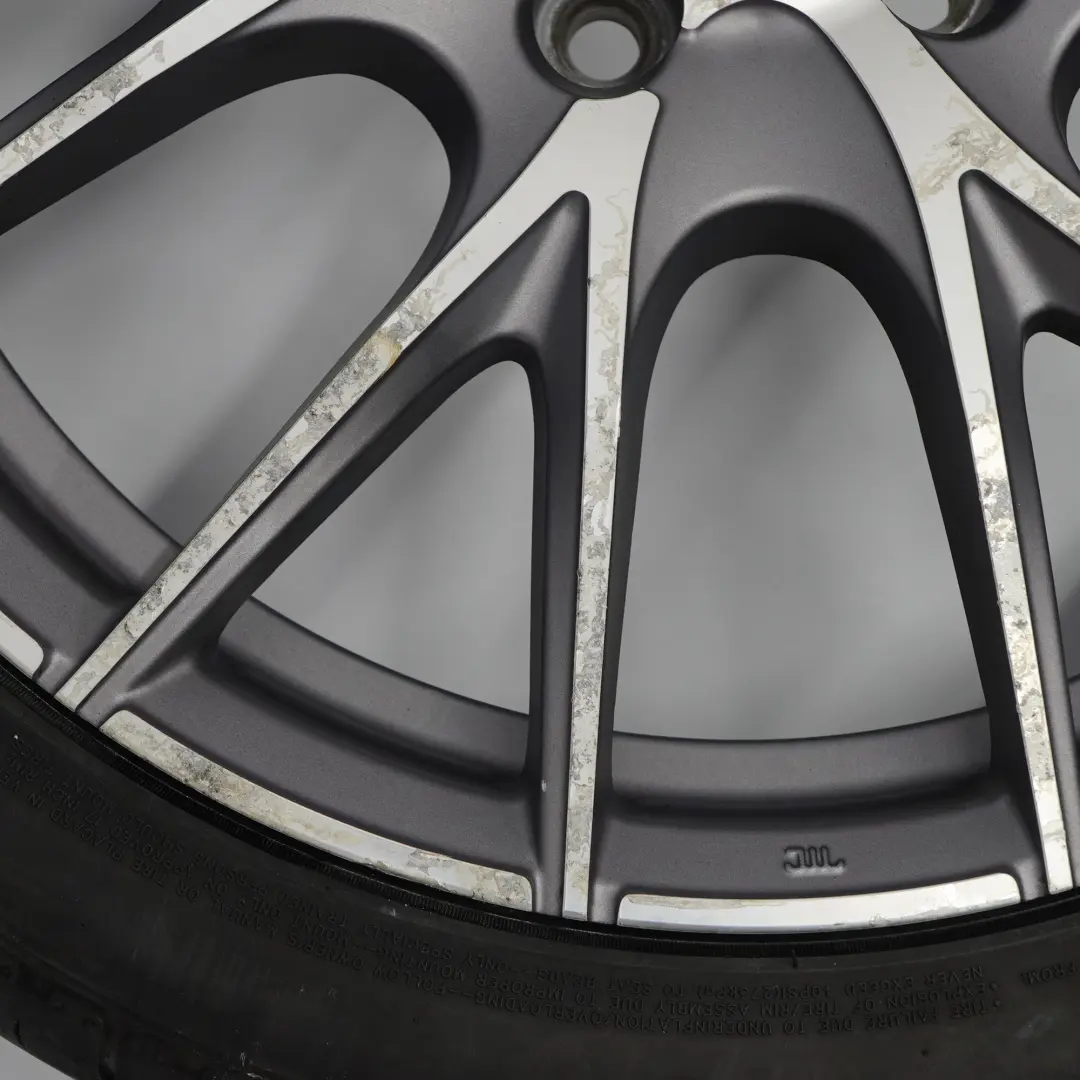 MINI Cooper R50 R56 Complete Set 4x Grey Wheels with Tyres 17" 7J OZ VIA - SKU SET R56 17 7J OZ VIA - Part number SET R56 17 7J OZ VIA