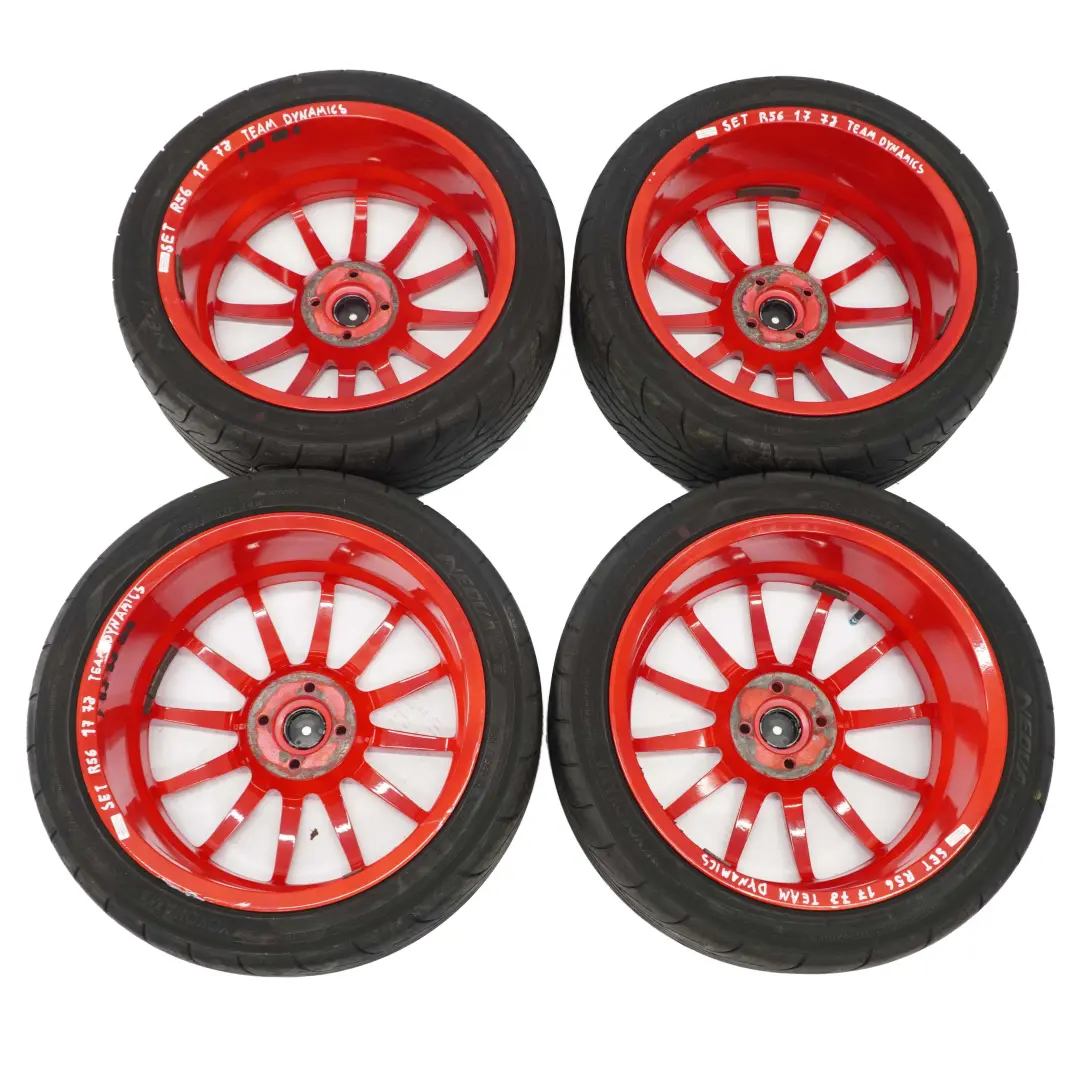 Mini Cooper R50 R56 Complete Set 4x Wheel Rim Motorsport - SKU SET R56 17 7J Team Dynamics - Part number 17" 7J Team Dynamics