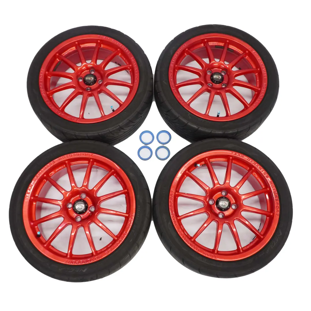 Mini Cooper R50 R56 Complete Set 4x Wheel Rim Motorsport - SKU SET R56 17 7J Team Dynamics - Part number 17" 7J Team Dynamics