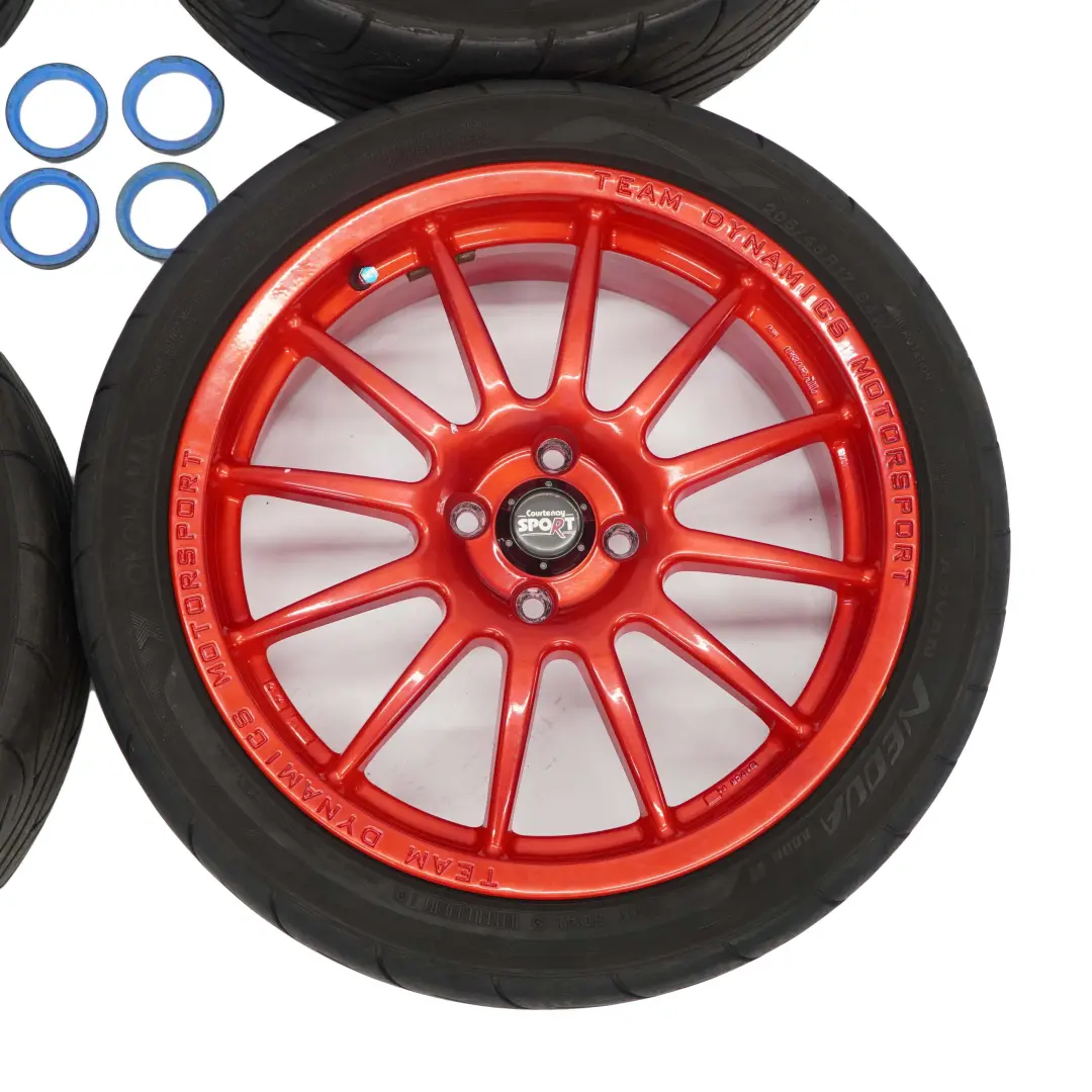 Complete Set 4x Wheel Rim Motorsport to Mini Cooper R50 R56 with Part number 17" 7J Team Dynamics Mini Cooper R50 R56 Complete Set 4x Wheel Rim Motorsport - SKU SET R56 17 7J Team Dynamics - Part number 17" 7J Team Dynamics