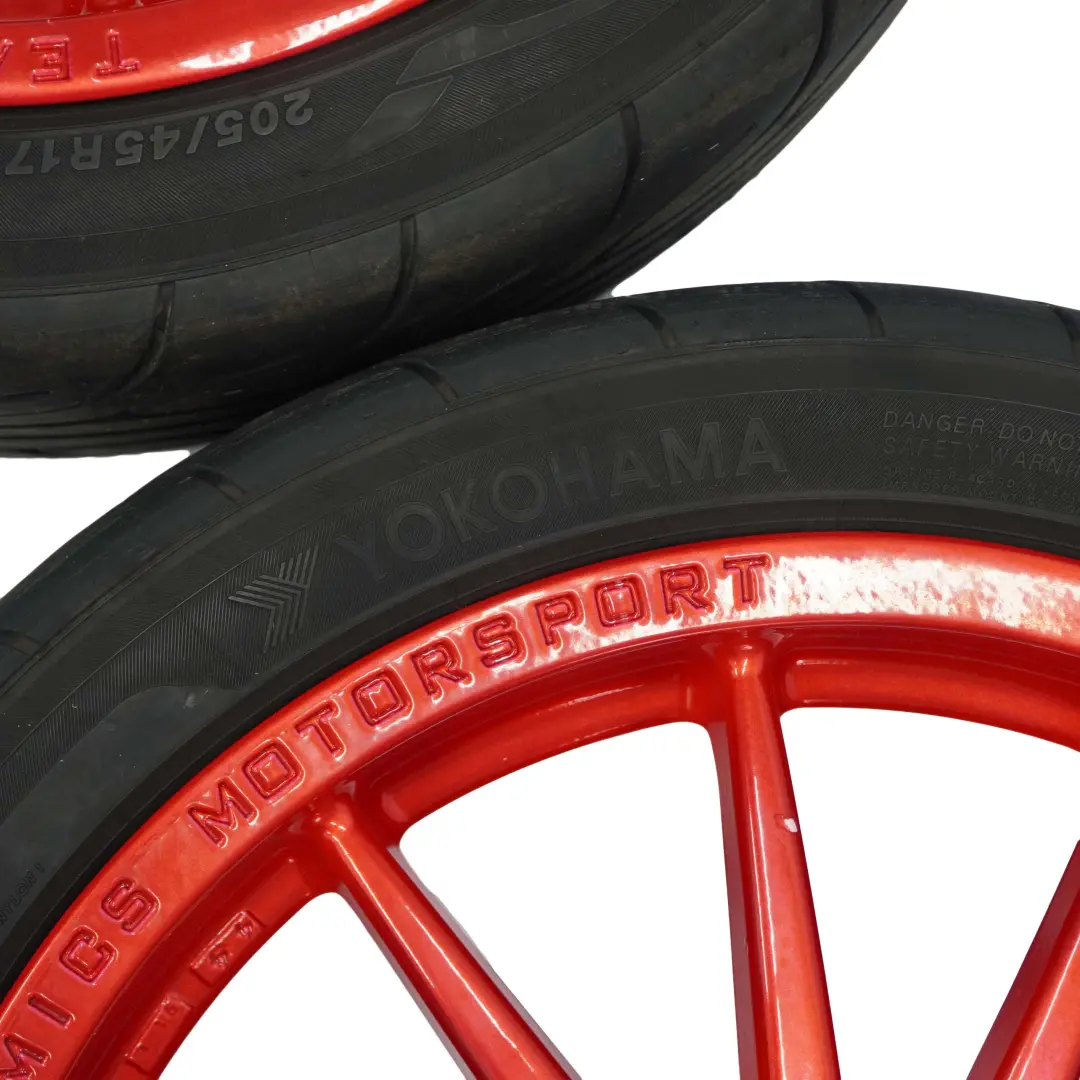 Mini Cooper R50 R56 Complete Set 4x Wheel Rim Motorsport - SKU SET R56 17 7J Team Dynamics - Part number 17" 7J Team Dynamics