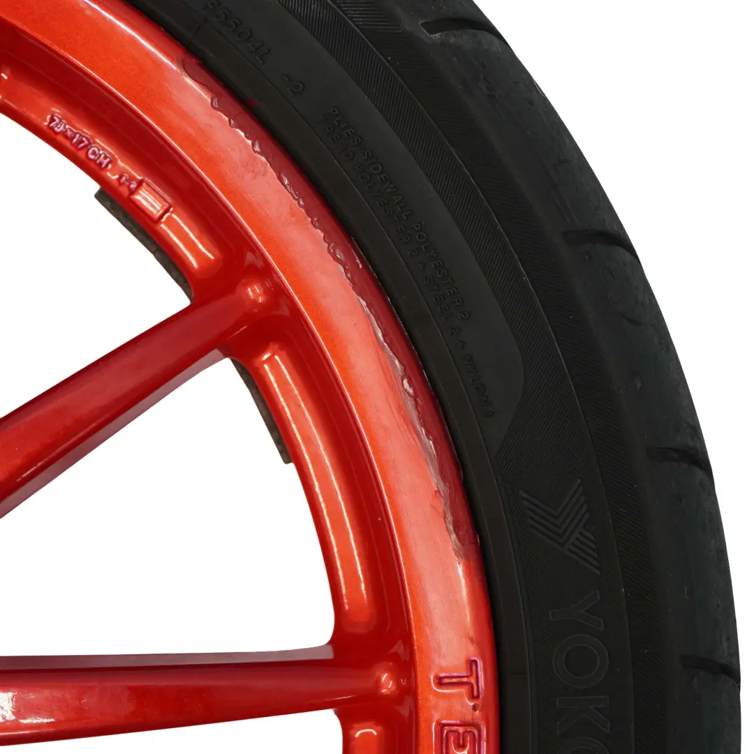 Mini Cooper R50 R56 Complete Set 4x Wheel Rim Motorsport - SKU SET R56 17 7J Team Dynamics - Part number 17" 7J Team Dynamics
