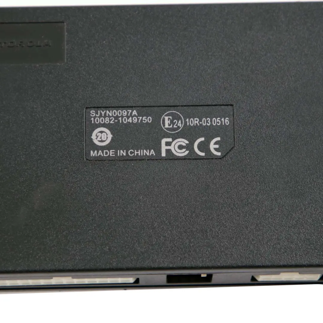 Motorola Bluetooth Hands-free Audio Connection Control Unit Module to with Part number SJYN0097A Motorola Bluetooth Hands-free Audio Connection Control Unit Module - SKU SJYN0097A - Part number SJYN0097A