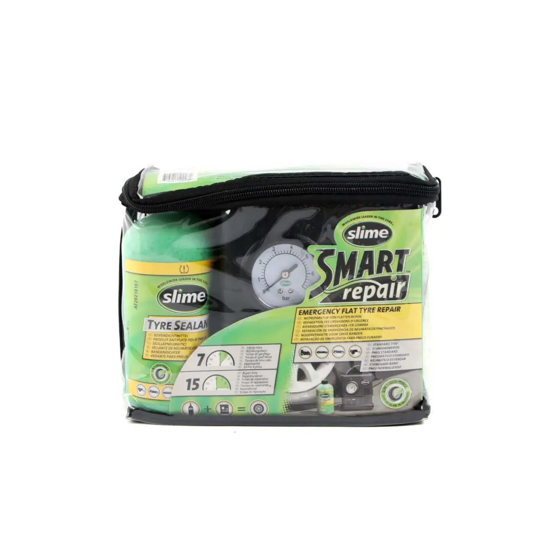 Genuine Compressor Pump Inflator Tyre Sealant Mobility Kit to with Part number Slime Smart Repair Genuine Compressor Pump Inflator Tyre Sealant Mobility Kit - SKU Slime Smart Repair - Part number Slime Smart Repair