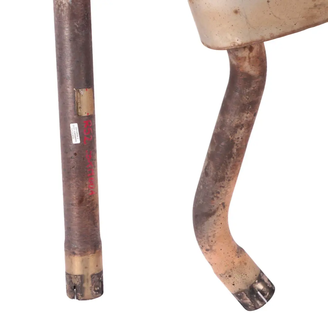 Milltek MSM128 MSM129 MSM130 Exhaust Silencer Muffler Cat Back Set to Mini R50 R52 with Part number SSXM001 Mini R50 R52 Milltek MSM128 MSM129 MSM130 Exhaust Silencer Muffler Cat Back Set - SKU SSXM001 - Part number SSXM001