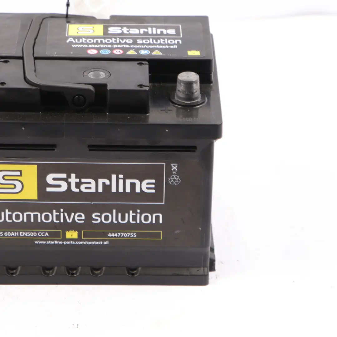 Starline 12V Accumulator Battery 60Ah 500A to with Part number Starline 60Ah Accumulator Starline 12V Accumulator Battery 60Ah 500A - SKU Starline 60Ah Accumulator-1 - Part number Starline 60Ah Accumulator