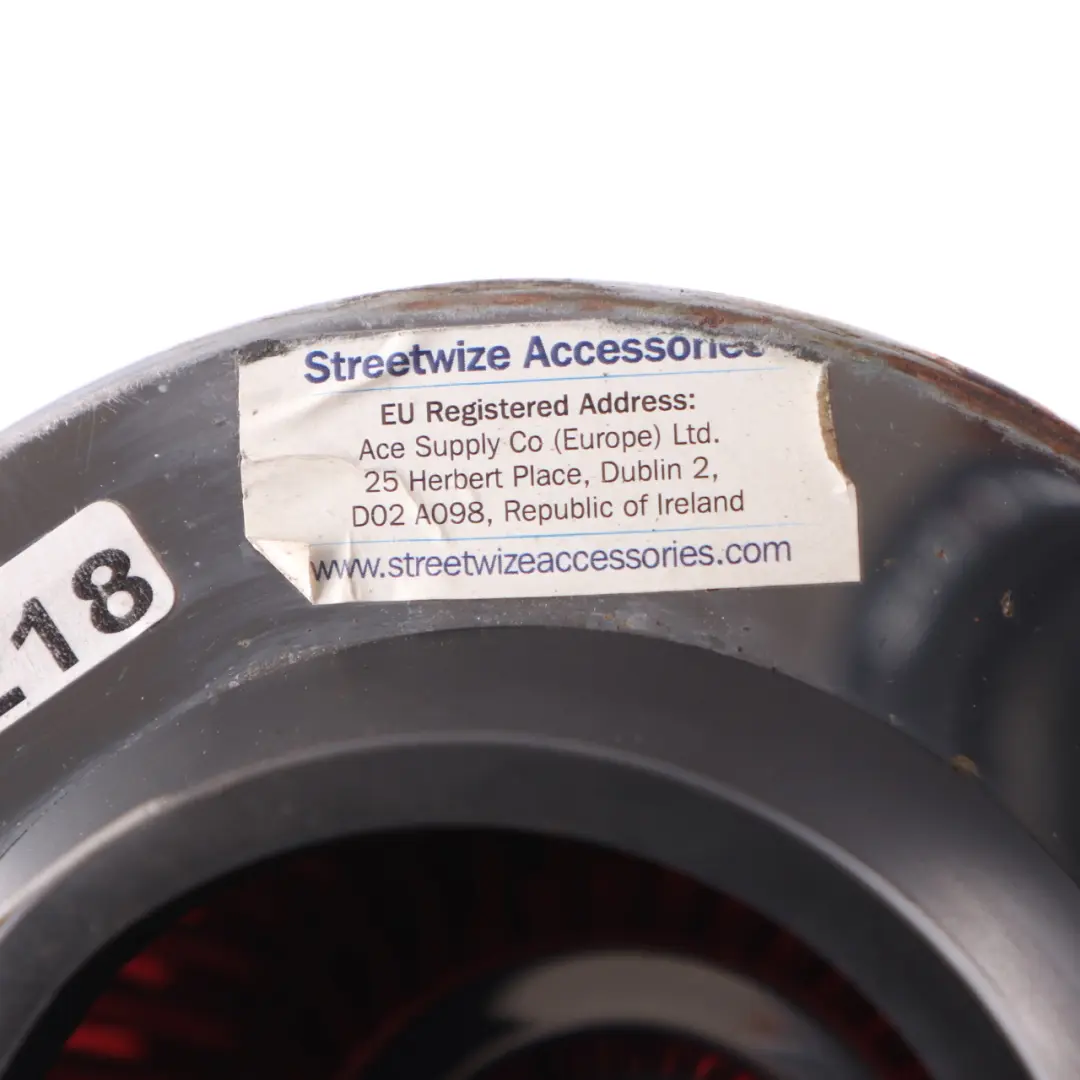 Intake System Cone Filter to Air with Part number Streetwize Filter 7218 Air Intake System Cone Filter - SKU Streetwize Filter 7218 - Part number Streetwize Filter 7218