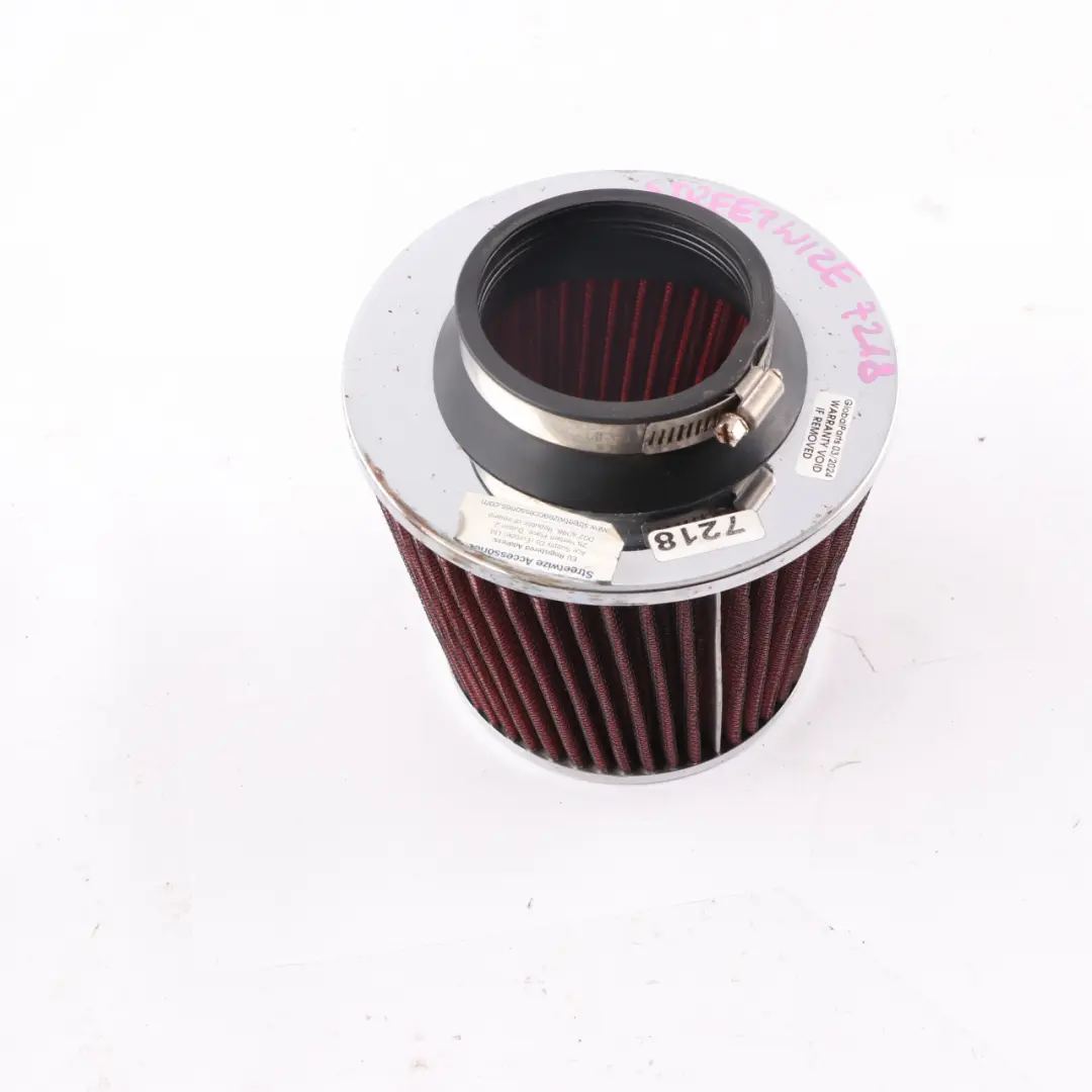 Intake System Cone Filter to Air with Part number Streetwize Filter 7218 Air Intake System Cone Filter - SKU Streetwize Filter 7218 - Part number Streetwize Filter 7218