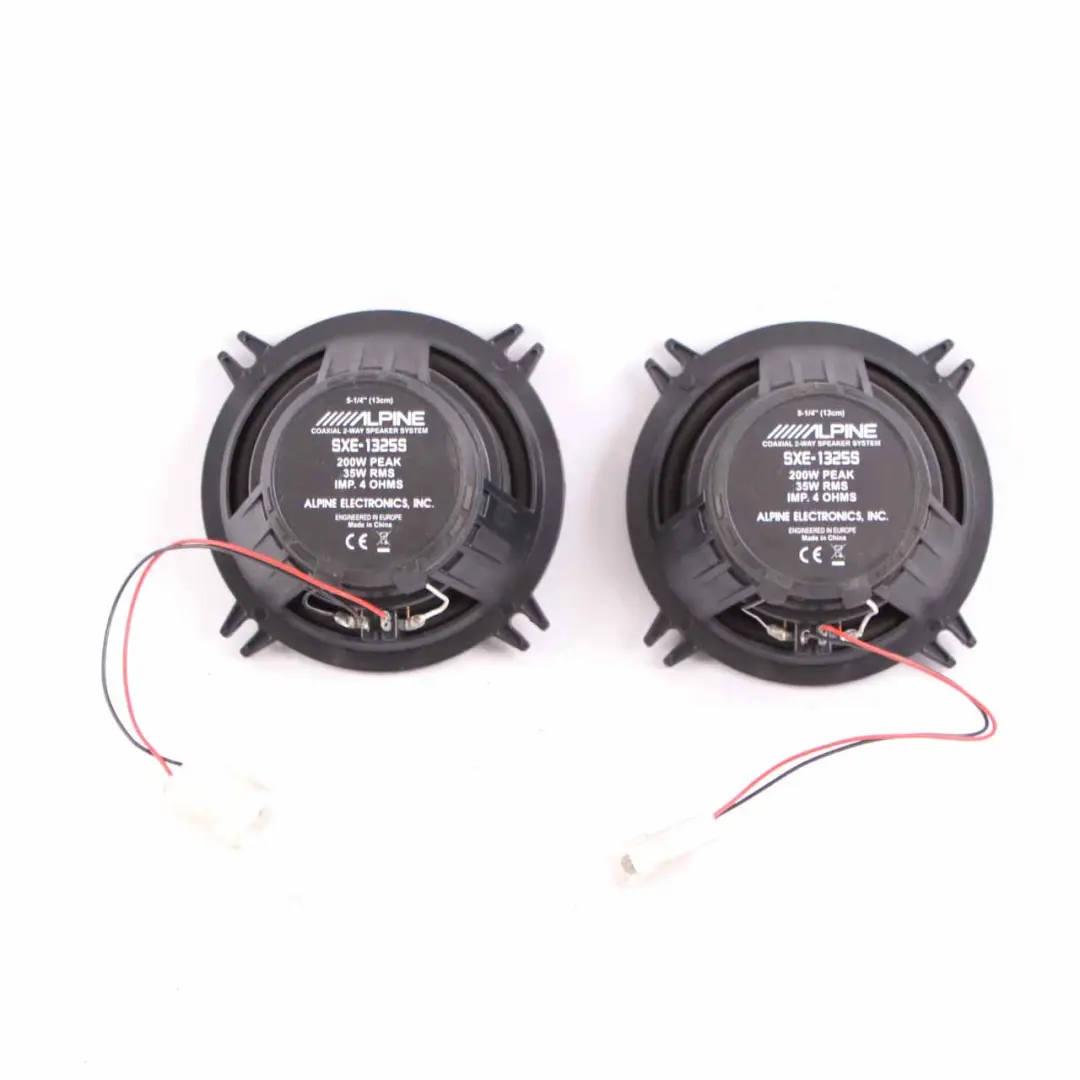 Alpine Audio Speaker 2-Way Car Radio Stereo Door Shelf Speaker Set - SKU SXE-1325S - Part number SXE-1325S