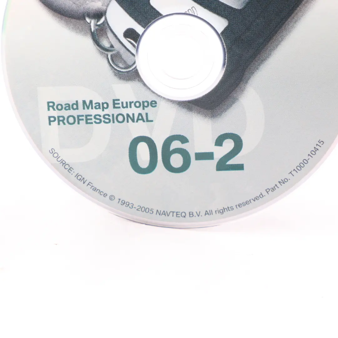 BMW Disc Professional Navigation DVD Road Map Europe 06-2 - SKU T1000-10415 - Part number T1000-10415