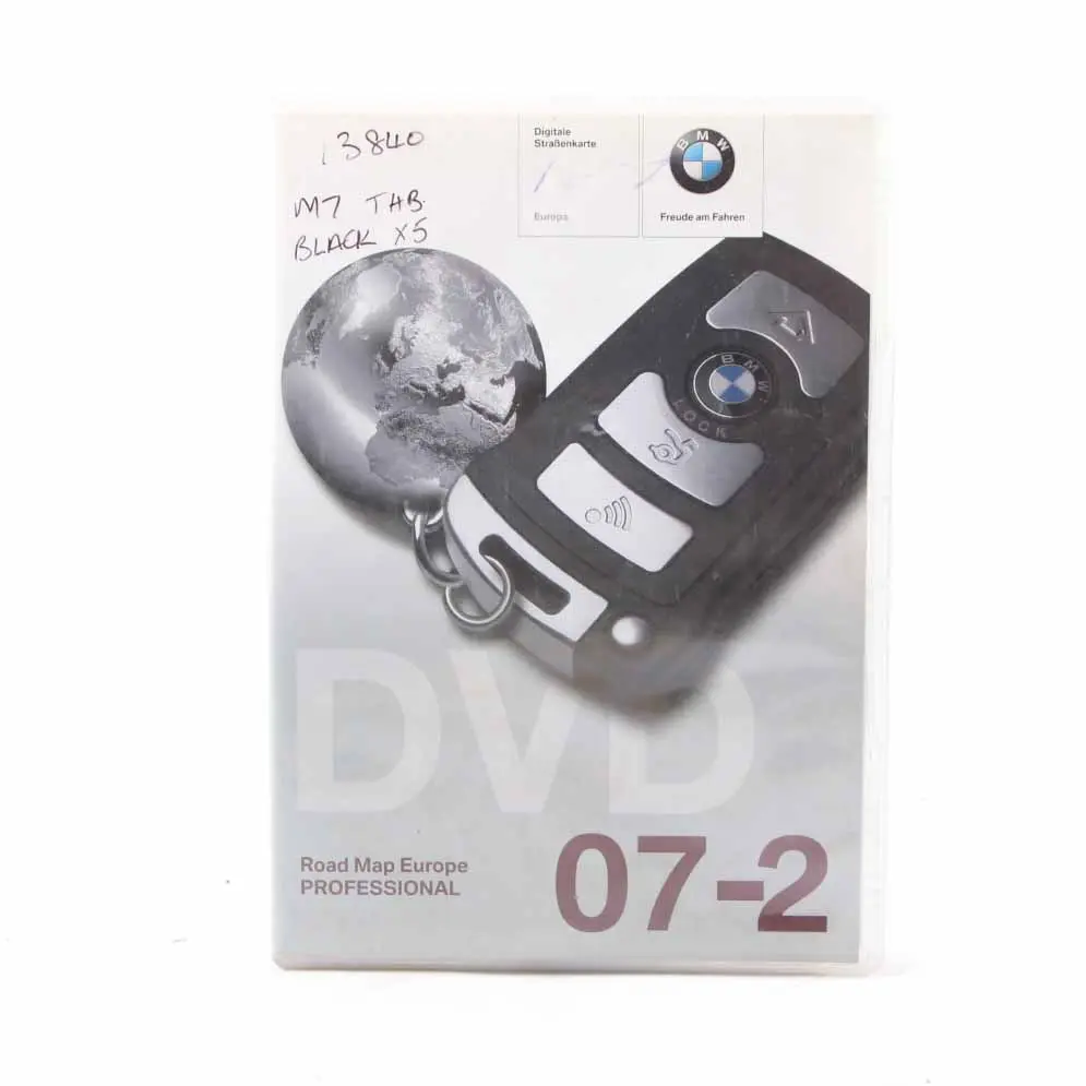 Disc Professional Navigation 07-02 Navteq DVD Road Map Europe to BMW with Part number T1000-11912 BMW Disc Professional Navigation 07-02 Navteq DVD Road Map Europe - SKU T1000-11912 - Part number T1000-11912