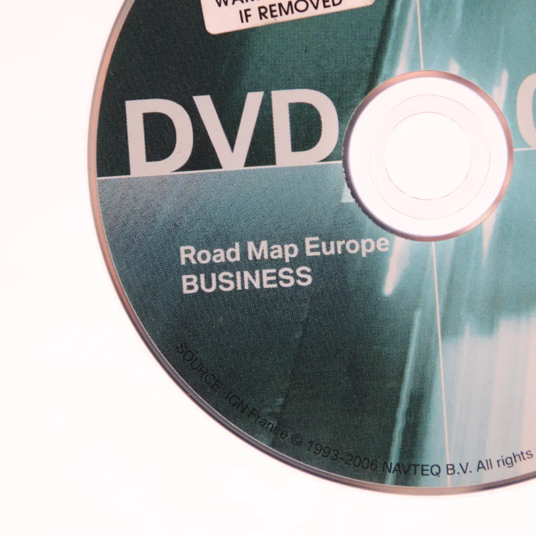 BMW Disc Business Navigation 07-2 Update DVD1 Road Map Europe - SKU T1000-11930 - Part number T1000-11930
