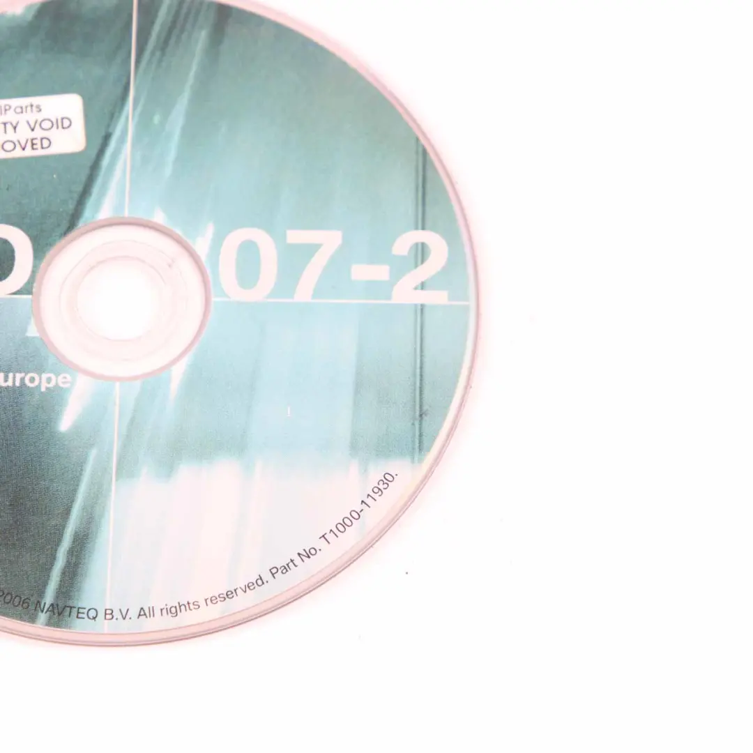 BMW Disc Business Navigation 07-2 Update DVD1 Road Map Europe - SKU T1000-11930 - Part number T1000-11930