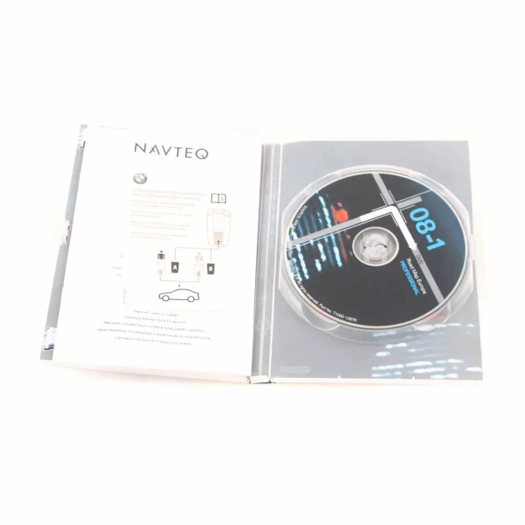 Disc Professional Navigation 08-1 DVD Road Map Europe to BMW with Part number T1000-12678 BMW Disc Professional Navigation 08-1 DVD Road Map Europe - SKU T1000-12678 - Part number T1000-12678