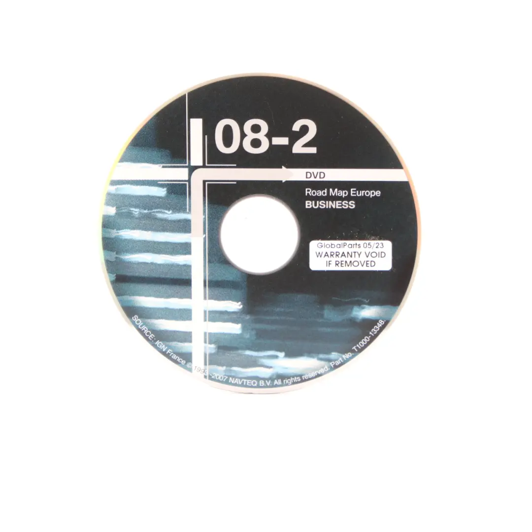 Disc Business Navigation DVD Road Map Europe to BMW with Part number T1000-13348 BMW Disc Business Navigation DVD Road Map Europe - SKU T1000-13348 - Part number T1000-13348