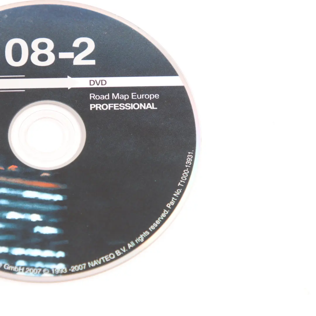 Disc Professional Navigation 07-2 DVD Road Map Europe to BMW with Part number T1000-13931 BMW Disc Professional Navigation 07-2 DVD Road Map Europe - SKU T1000-13931 - Part number T1000-13931