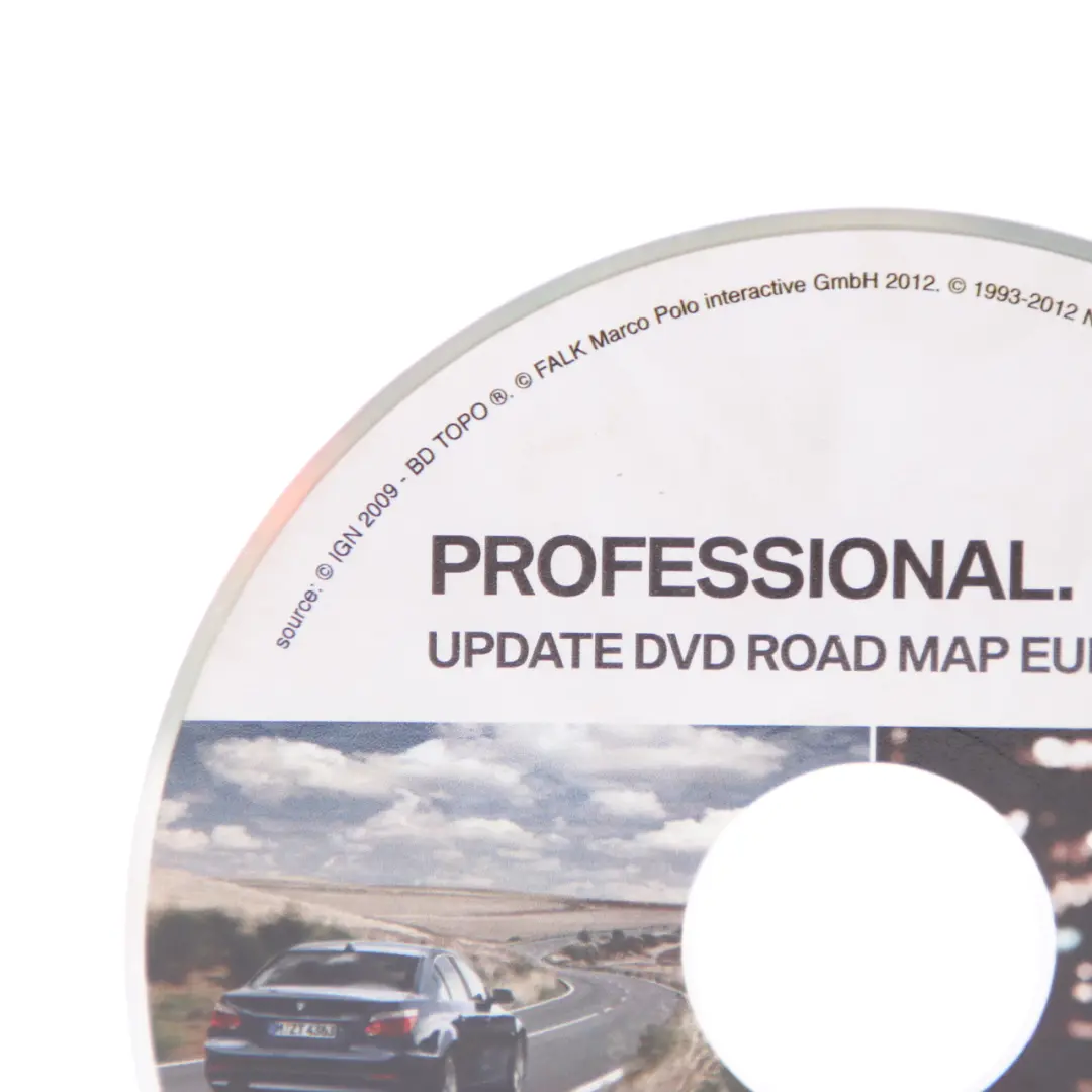Disc Professional Navigation 2014 DVD Road Map Europe to BMW with Part number T1000-21053 BMW Disc Professional Navigation 2014 DVD Road Map Europe - SKU T1000-21053 - Part number T1000-21053