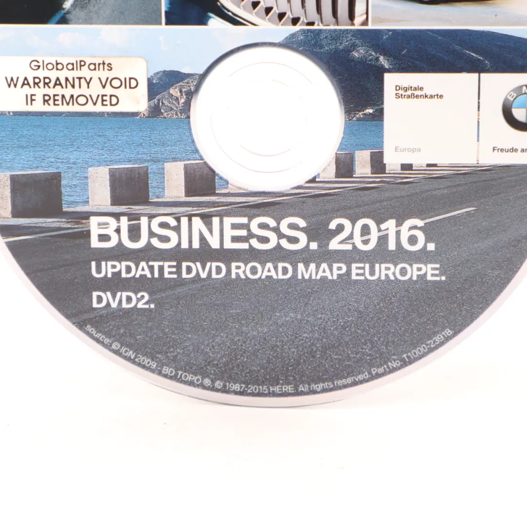 BMW Disc Business Navigation DVD Road Map Europe - SKU T1000-23918 - Part number T1000-23918