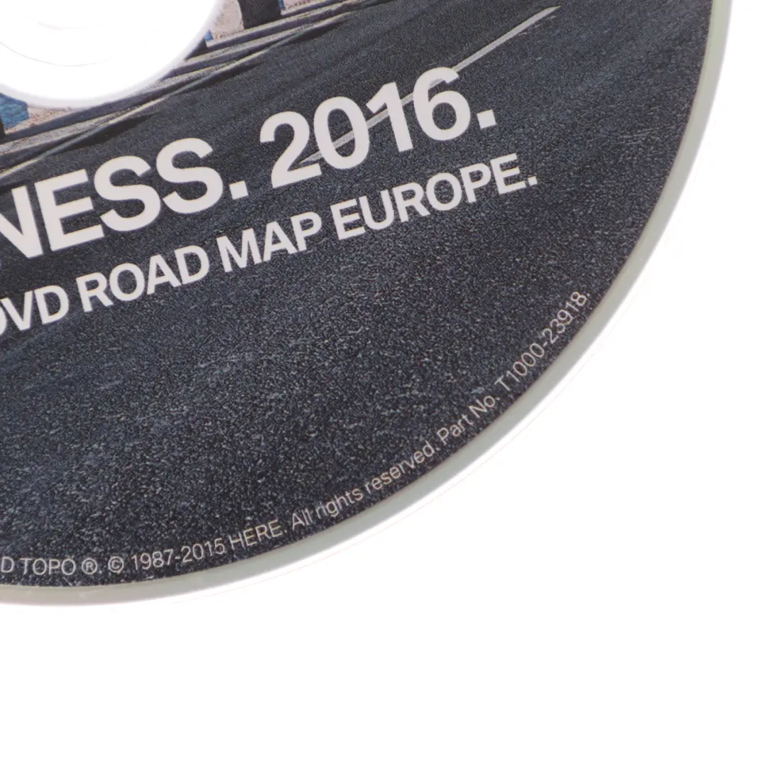BMW Disc Business Navigation DVD Road Map Europe - SKU T1000-23918 - Part number T1000-23918