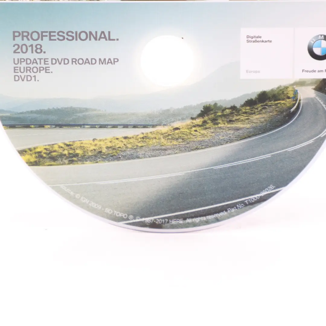 Disc Professional Navigation DVD Road Map Europe to BMW with Part number T1000-26026 BMW Disc Professional Navigation DVD Road Map Europe - SKU T1000-26026 - Part number T1000-26026