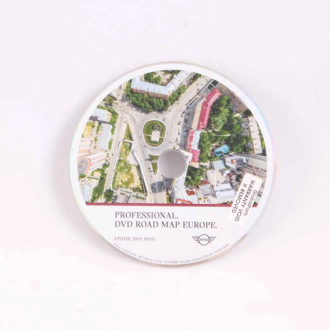 Mini Professional Navigation DVD Disc 2019 Update Road Map Europe - SKU T1000-26957 - Part number T1000-26957