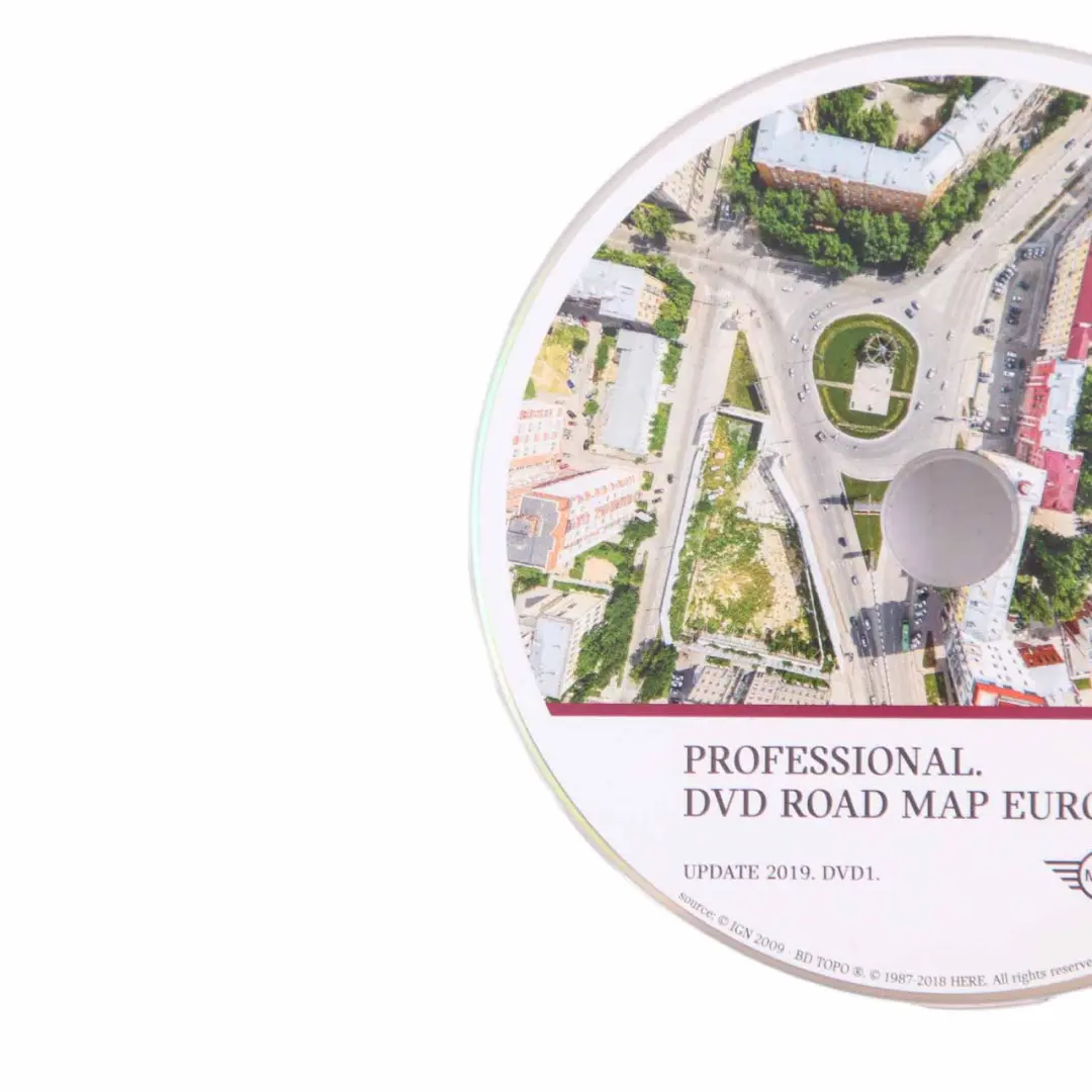 Mini Professional Navigation DVD Disc 2019 Update Road Map Europe - SKU T1000-26957 - Part number T1000-26957