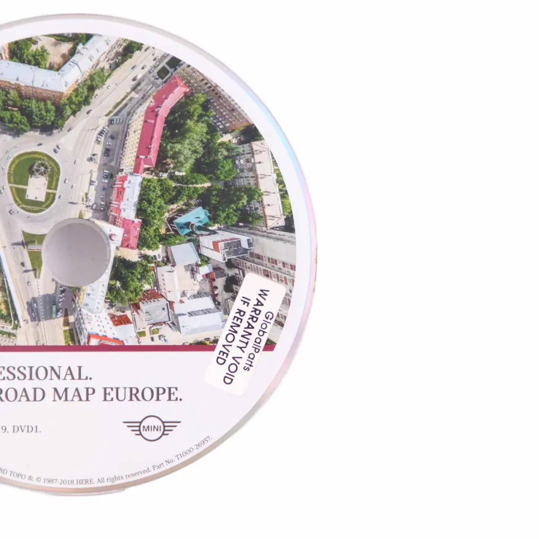 Mini Professional Navigation DVD Disc 2019 Update Road Map Europe - SKU T1000-26957 - Part number T1000-26957