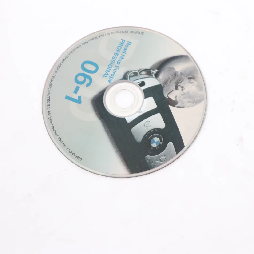 BMW Disc Professional Navigation DVD 06-1 Road Map Europe - SKU T1000-9827 - Part number T1000-9827