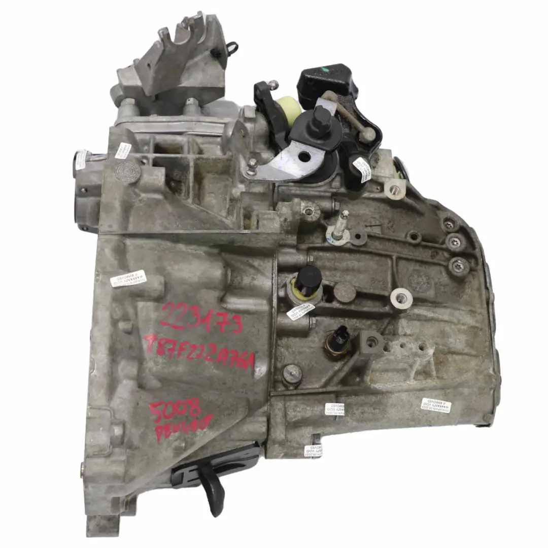 Cambio manuale Peugeot 5008 2.0 HDi 6 Velocità 223173 9684581410 GARANZIA per con numero di parte T87F222A76A Cambio manuale Peugeot 5008 2.0 HDi 6 Velocità 223173 9684581410 GARANZIA - SKU T87F222A76A - Numero di parte T87F222A76A