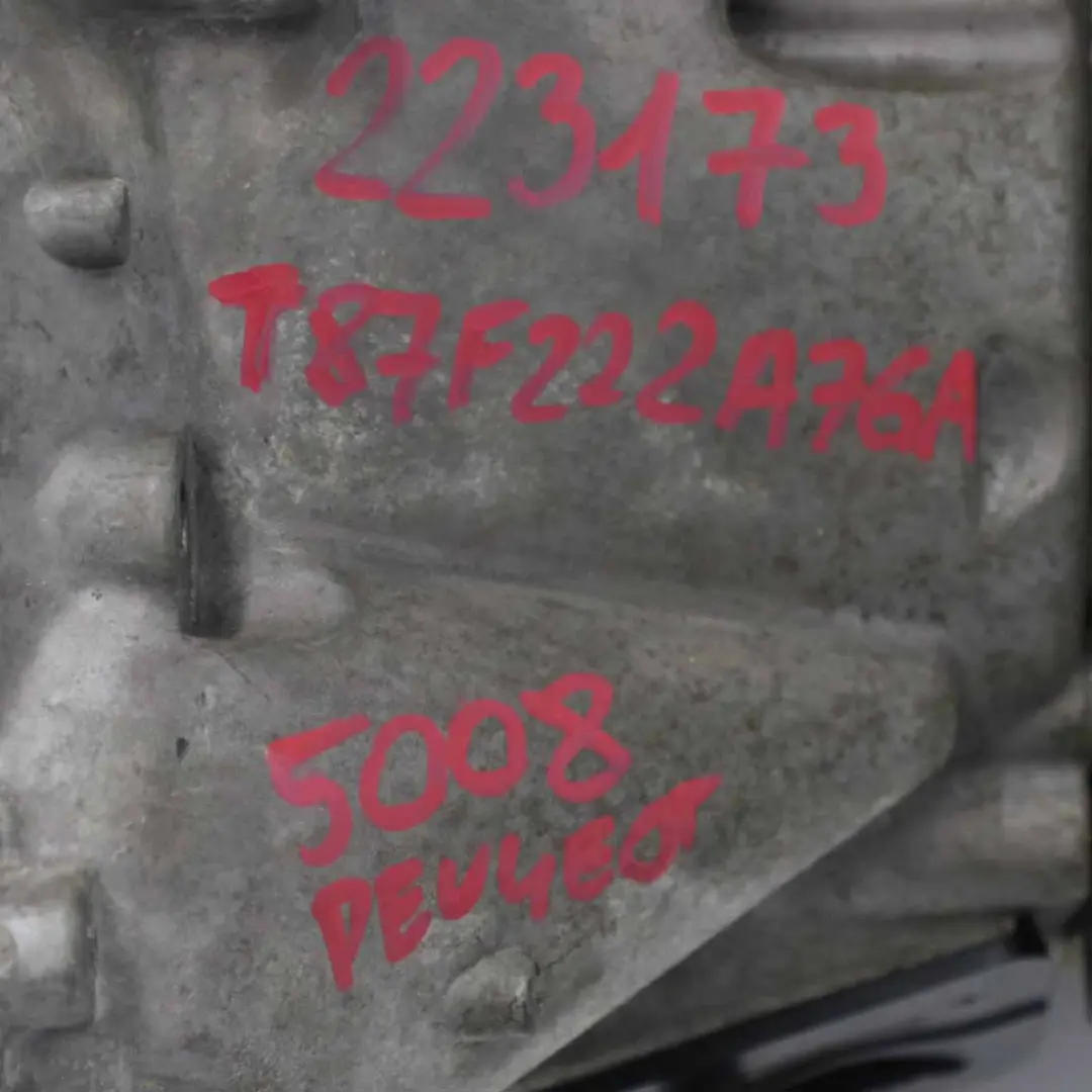 Boîte vitesses manuelle Peugeot 5008 2.0 HDi 6 Speed 223173 9684581410 GARANTIE pour à propos du numéro de pièce T87F222A76A Boîte vitesses manuelle Peugeot 5008 2.0 HDi 6 Speed 223173 9684581410 GARANTIE - SKU T87F222A76A - Numéro de pièce T87F222A76A