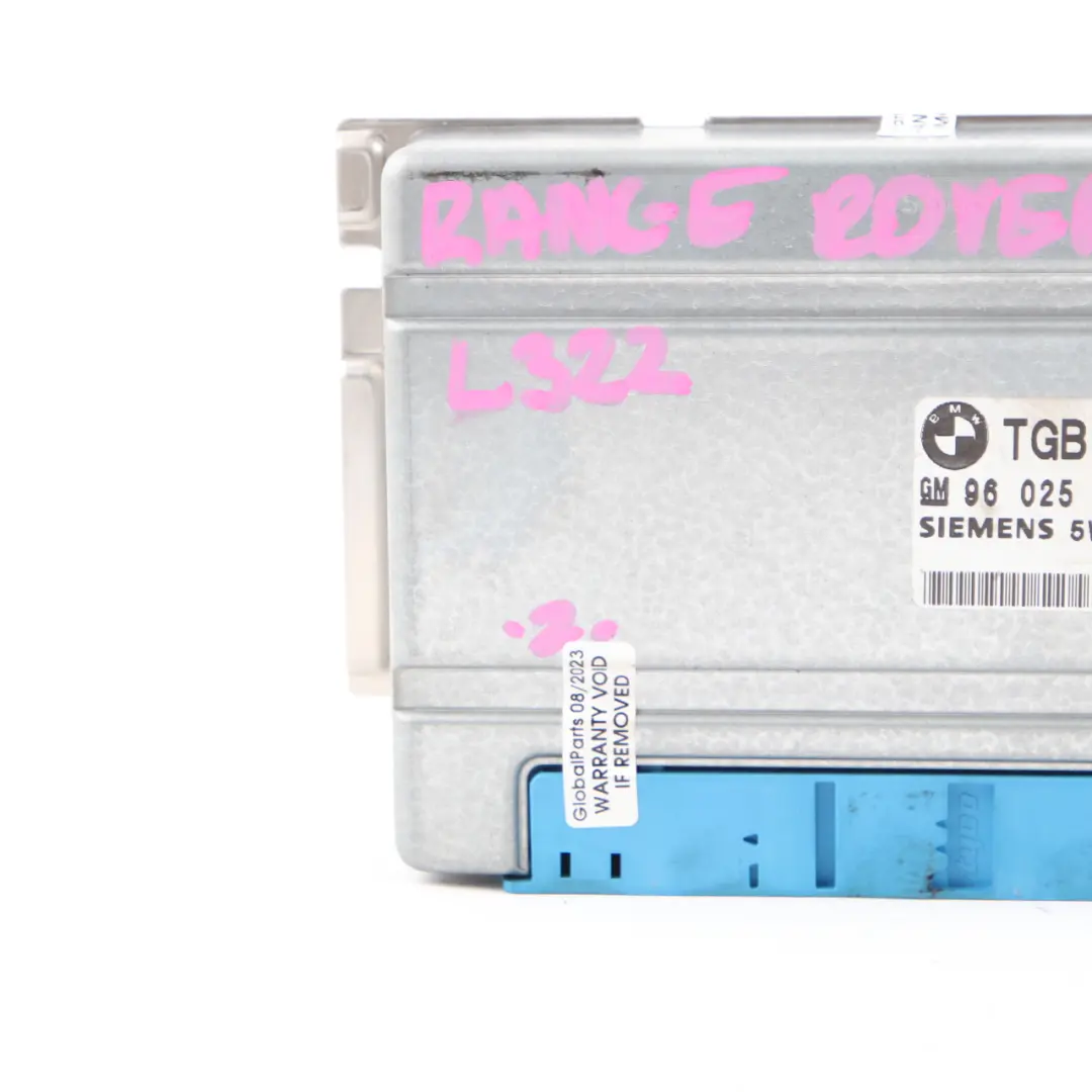 Land Rover Range Rover L322 3.0d M57 306D1 Gearbox Control Unit Module - SKU TGB000091 - Part number TGB000091