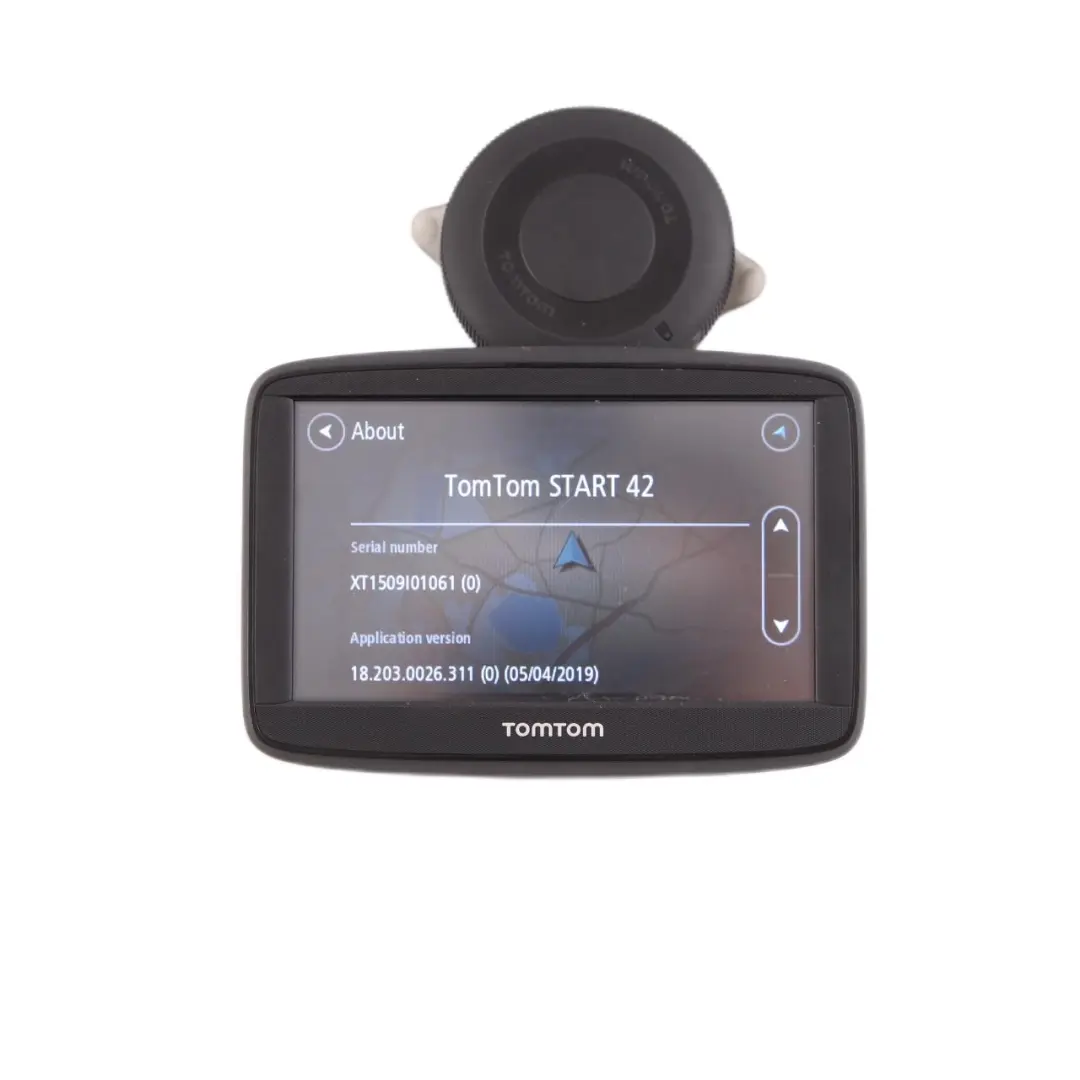 Genuine XT150 Sat Nav GPS Navigation Navi  - SKU TomTom Start 42 - Part number TomTom Start 42