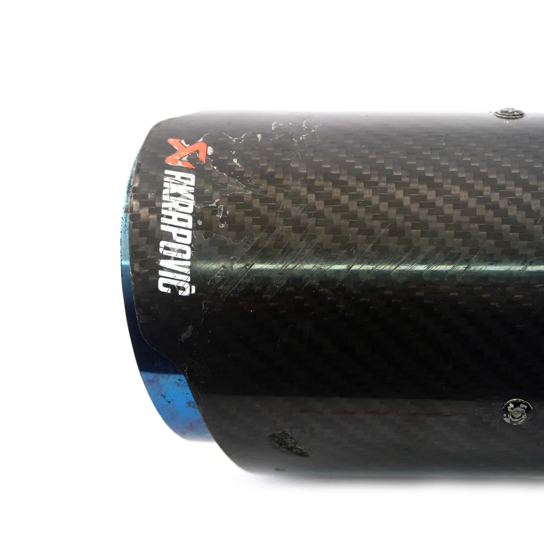 Terminale scarico Akrapovic Tubo Fibra carbonio per BMW F80 M3 F82 F83 M4 con numero di parte TP-CT/10 BMW F80 M3 F82 F83 M4 Terminale scarico Akrapovic Tubo Fibra carbonio - SKU TP-CT/10 - Numero di parte TP-CT/10