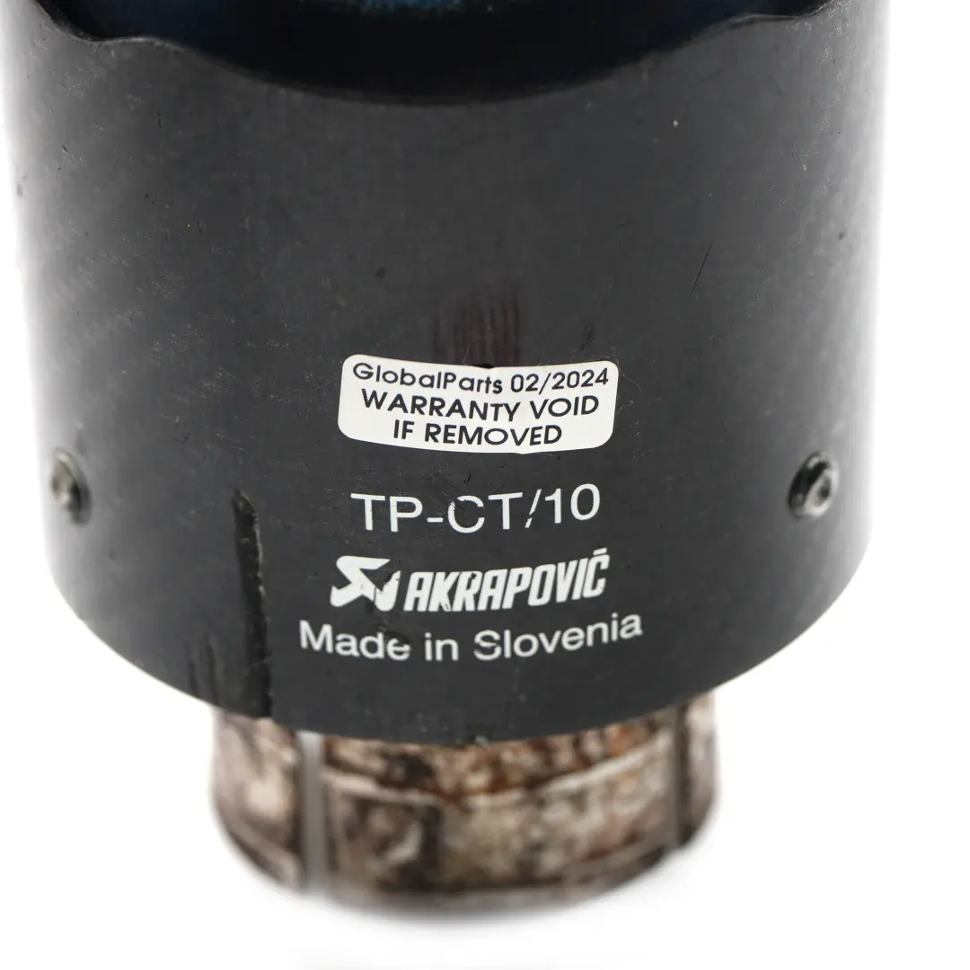 BMW F80 M3 F82 F83 M4 Terminale scarico Akrapovic Tubo Fibra carbonio - SKU TP-CT/10 - Numero di parte TP-CT/10