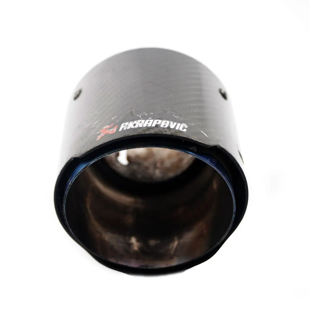 Terminale scarico Akrapovic Tubo Fibra carbonio per BMW F80 M3 F82 F83 M4 con numero di parte TP-CT/10 BMW F80 M3 F82 F83 M4 Terminale scarico Akrapovic Tubo Fibra carbonio - SKU TP-CT/10 - Numero di parte TP-CT/10