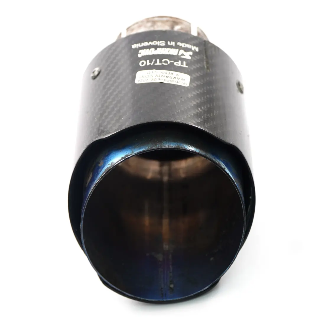 BMW F80 M3 F82 F83 M4 Exhaust Tip Akrapovic Muffler Pipe Carbon Fibre - SKU TP-CT/10 - Part number TP-CT/10