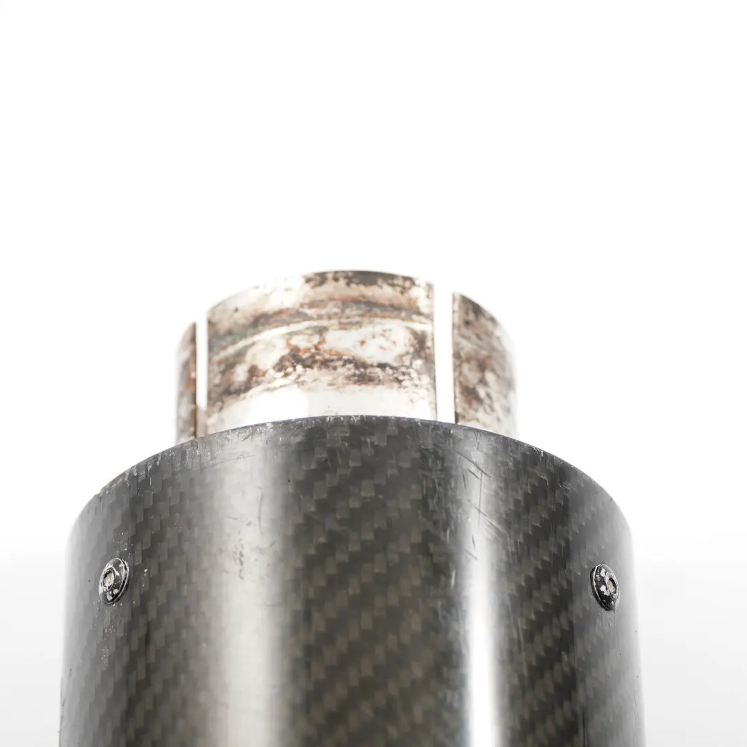 Terminale scarico Akrapovic Tubo Fibra carbonio per BMW F80 M3 F82 F83 M4 con numero di parte TP-CT/10 BMW F80 M3 F82 F83 M4 Terminale scarico Akrapovic Tubo Fibra carbonio - SKU TP-CT/10 - Numero di parte TP-CT/10