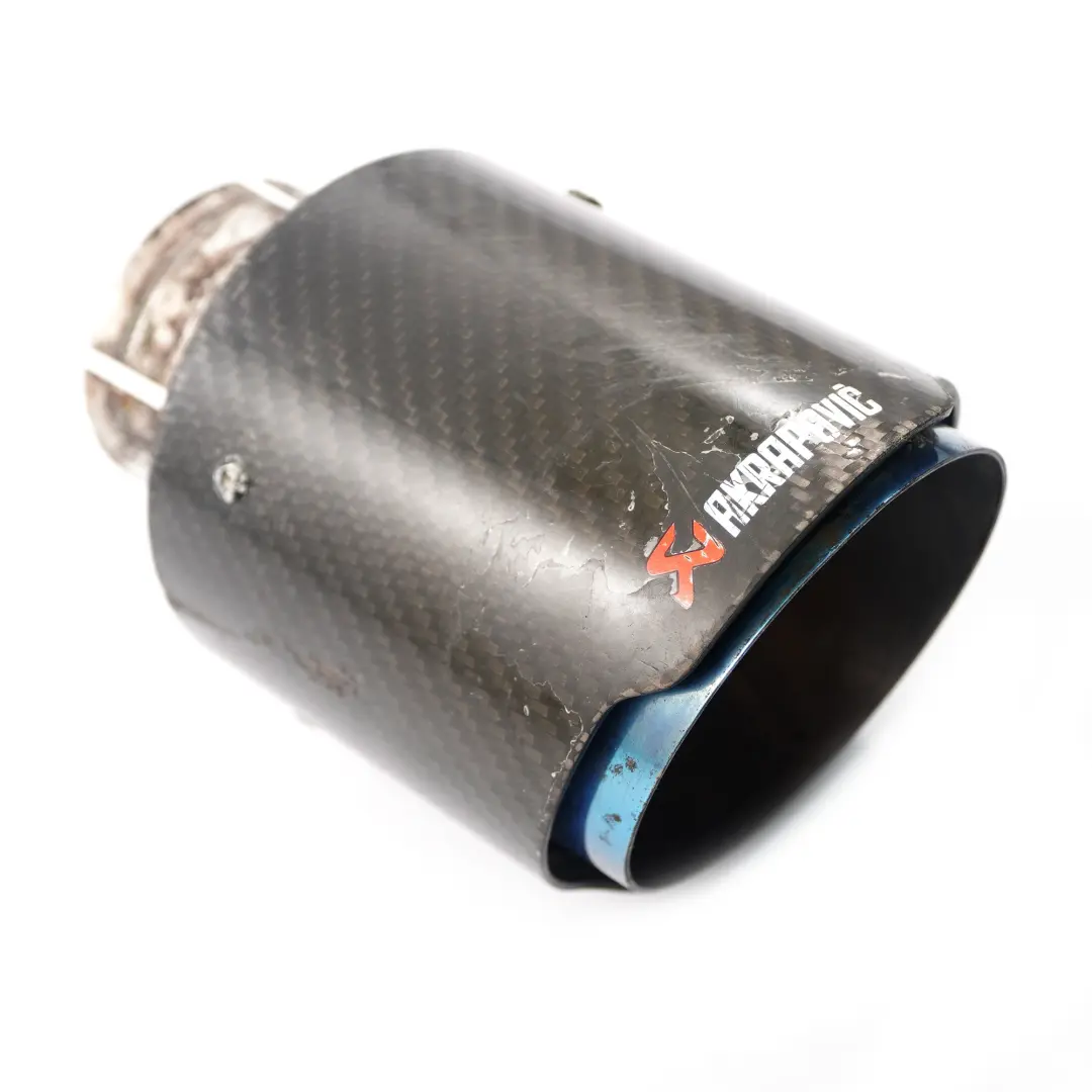 BMW F80 M3 F82 F83 M4 Exhaust Tip Akrapovic Muffler Pipe Carbon Fibre - SKU TP-CT/10 - Part number TP-CT/10