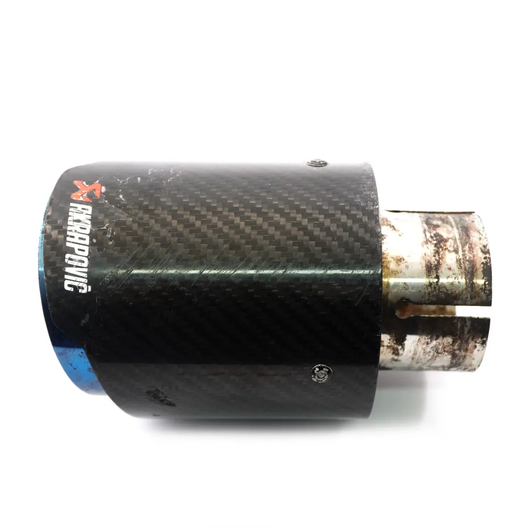 Terminale scarico Akrapovic Tubo Fibra carbonio per BMW F80 M3 F82 F83 M4 con numero di parte TP-CT/10 BMW F80 M3 F82 F83 M4 Terminale scarico Akrapovic Tubo Fibra carbonio - SKU TP-CT/10 - Numero di parte TP-CT/10