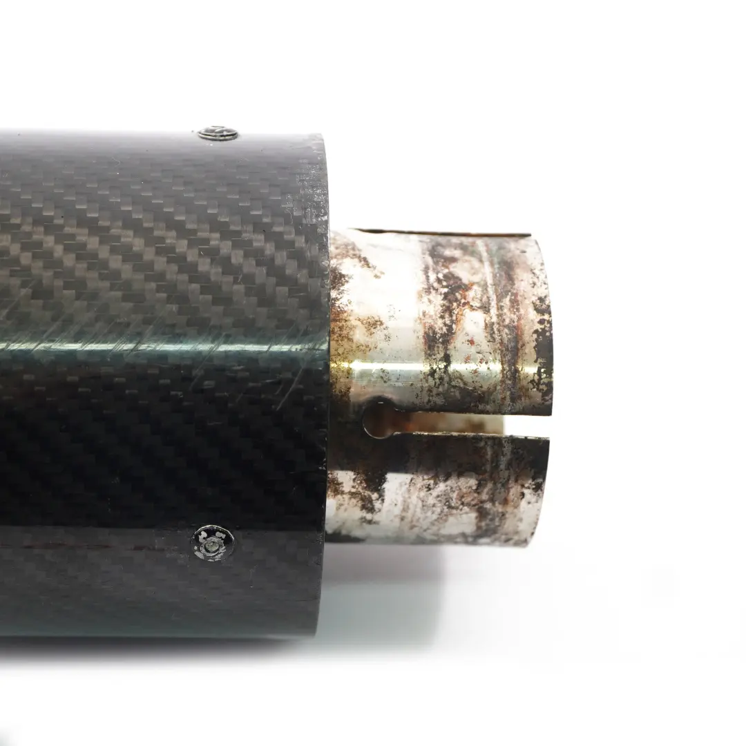 Terminale scarico Akrapovic Tubo Fibra carbonio per BMW F80 M3 F82 F83 M4 con numero di parte TP-CT/10 BMW F80 M3 F82 F83 M4 Terminale scarico Akrapovic Tubo Fibra carbonio - SKU TP-CT/10 - Numero di parte TP-CT/10