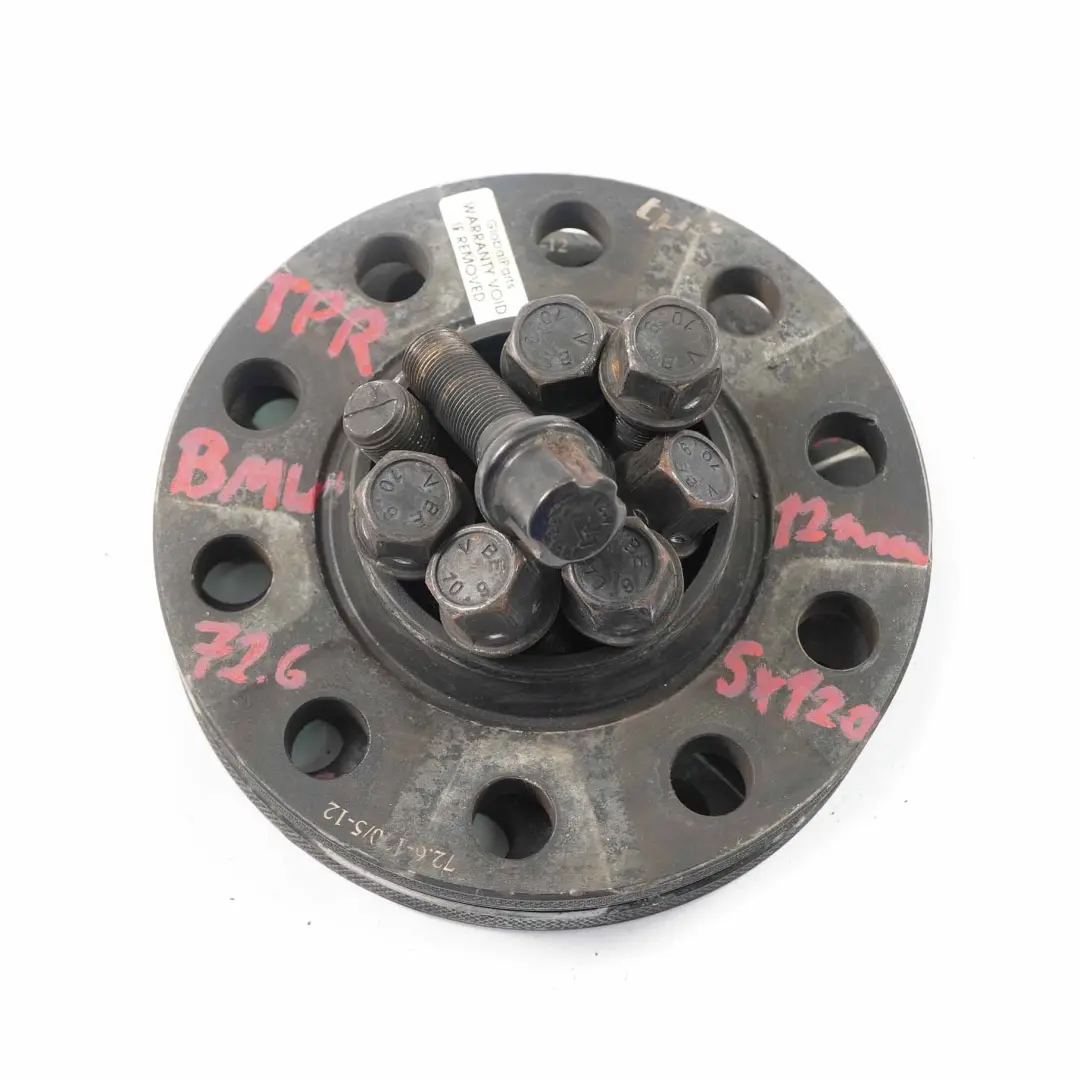 TPR Spurverbreiterung Spurplatte Schrauben Distanzscheibe 5x120 72.6mm 12mm für mit Teilenummer MTEC BMW Spacers TPR Spurverbreiterung Spurplatte Schrauben Distanzscheibe 5x120 72.6mm 12mm - SKU TPR BMW Spacers - Teilenummer MTEC BMW Spacers