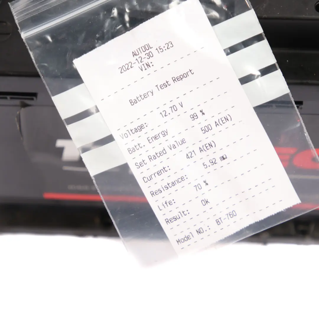  TradeTec Accumulator Battery 52Ah 500A 12V TDC027VP - SKU TradeTec Performance 52Ah Accumulator - Part number TradeTec Performance 52Ah Accumulator