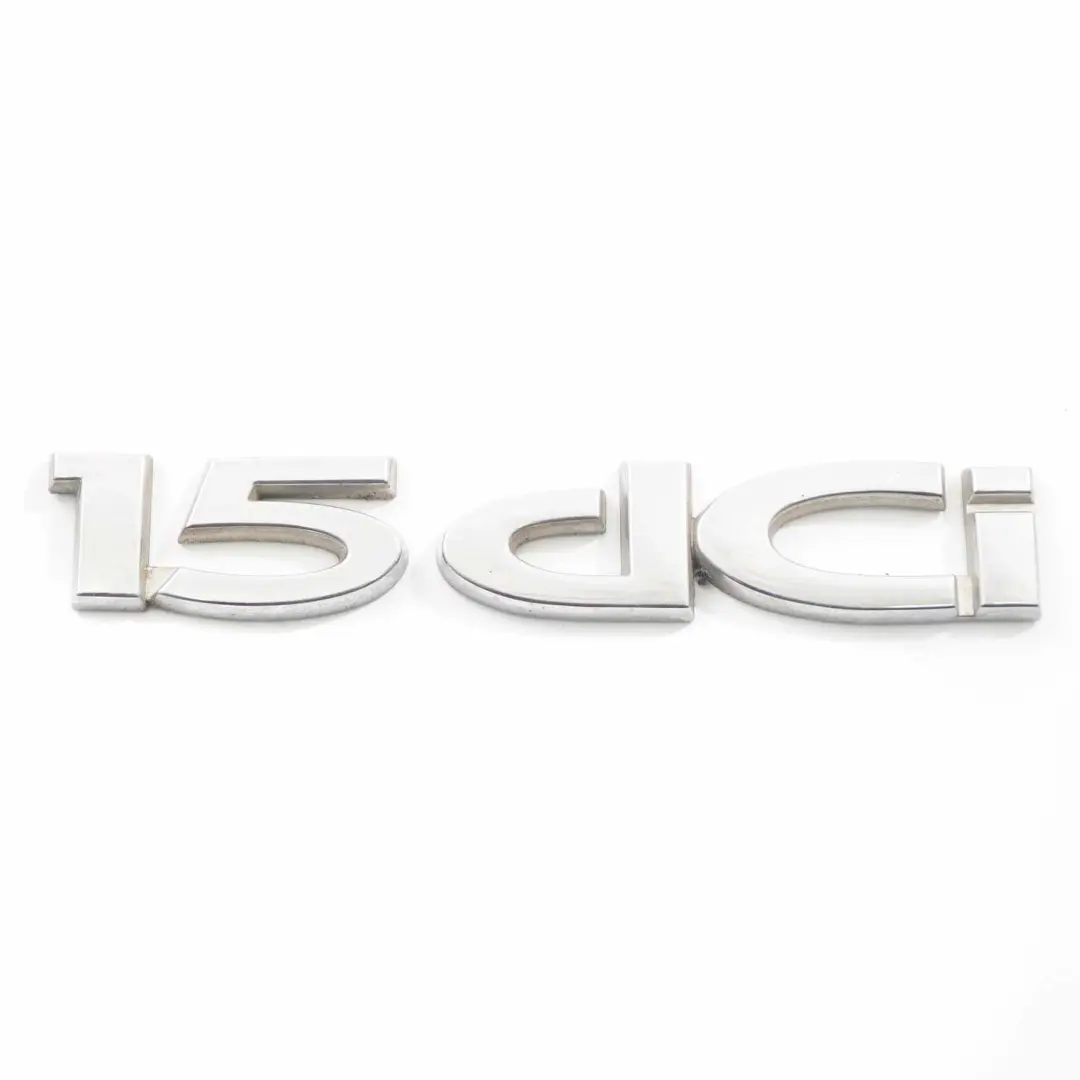 Renault Trafic 1.5 dCi Trunk Emblem Rear Boot Tailgate Badge Logo Adhered Chrome - SKU Trafic Emblem-1 - Part number Trafic Emblem