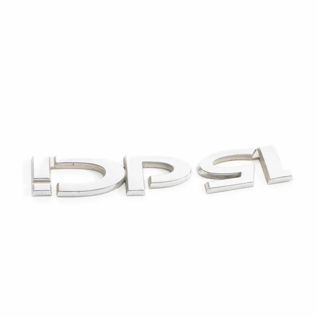 Renault Trafic 1.5 dCi Trunk Emblem Rear Boot Tailgate Badge Logo Adhered Chrome - SKU Trafic Emblem-1 - Part number Trafic Emblem