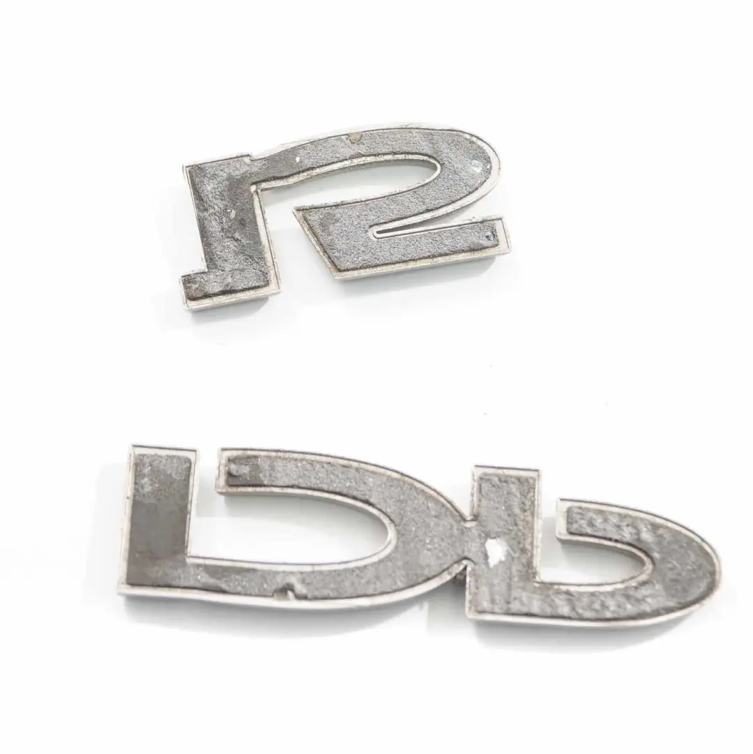 Renault Trafic 1.5 dCi Trunk Emblem Rear Boot Tailgate Badge Logo Adhered Chrome - SKU Trafic Emblem-1 - Part number Trafic Emblem