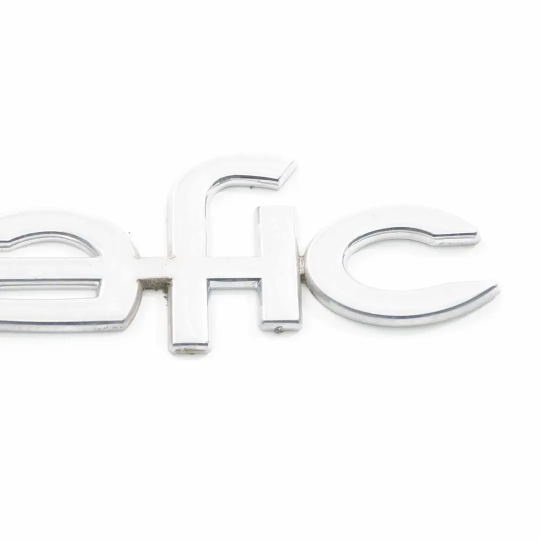 Renault Trafic Trunk Emblem Rear Boot Tailgate Badge Logo Adhered Chrome - SKU Trafic Emblem - Part number Trafic Emblem