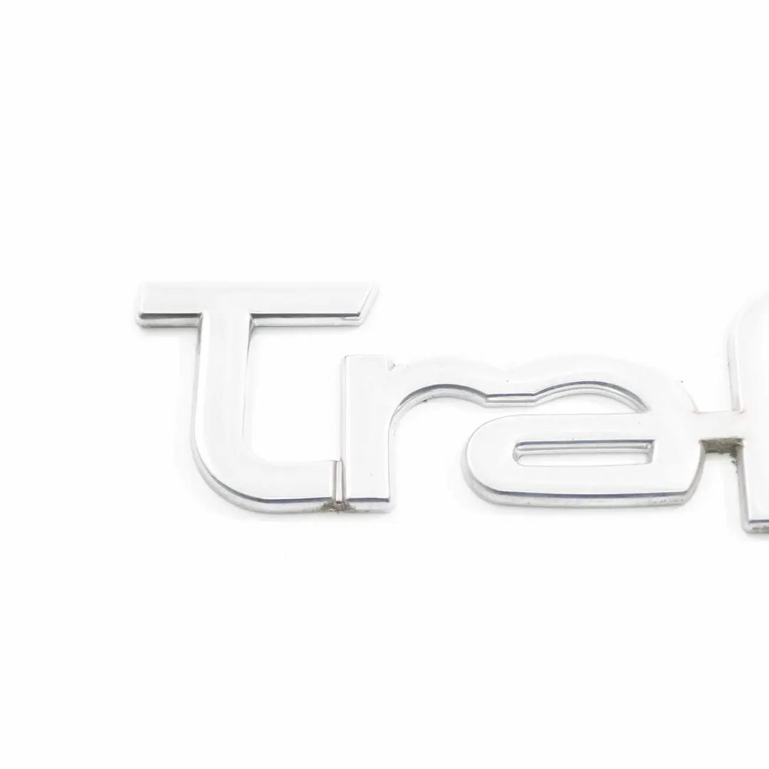 Renault Trafic Trunk Emblem Rear Boot Tailgate Badge Logo Adhered Chrome - SKU Trafic Emblem - Part number Trafic Emblem