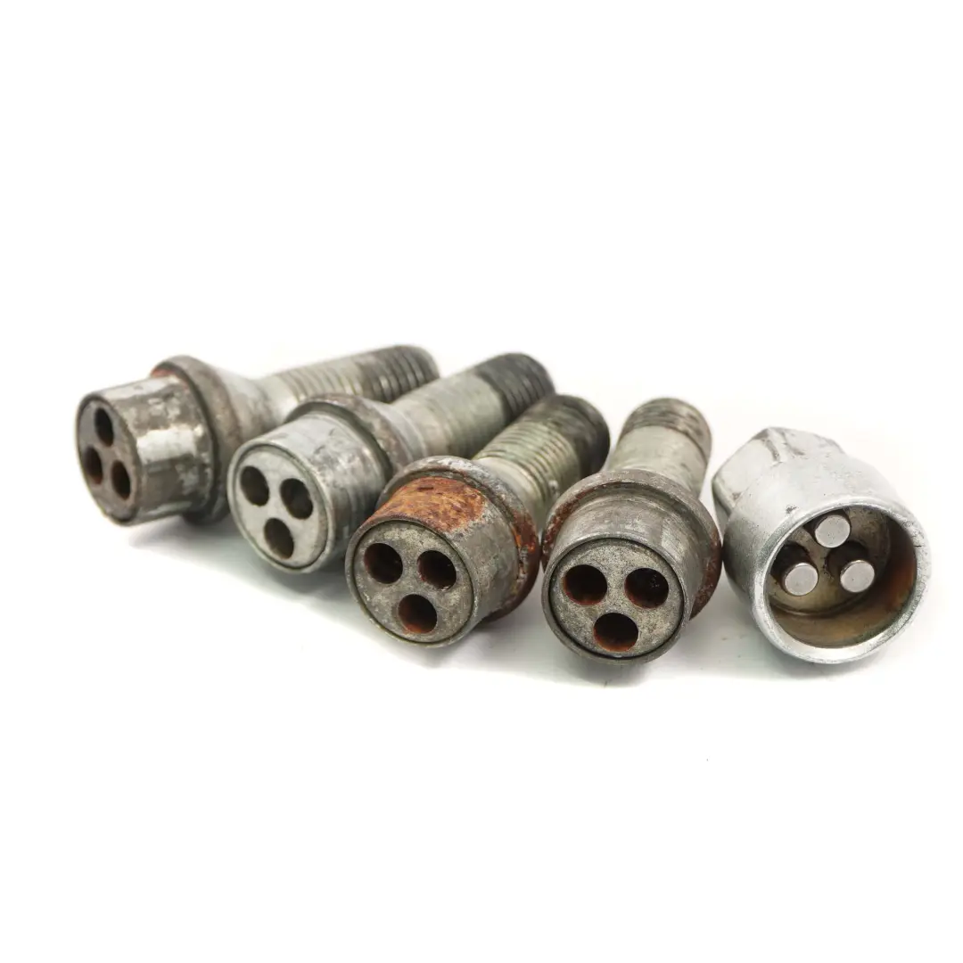 BMW E65 E66 E83 Rueda aleación bloqueo pernos Tuerca Set Trilock M12x1.50 - SKU Trilock Bolts E83 - Número de pieza Trilock Bolts E83