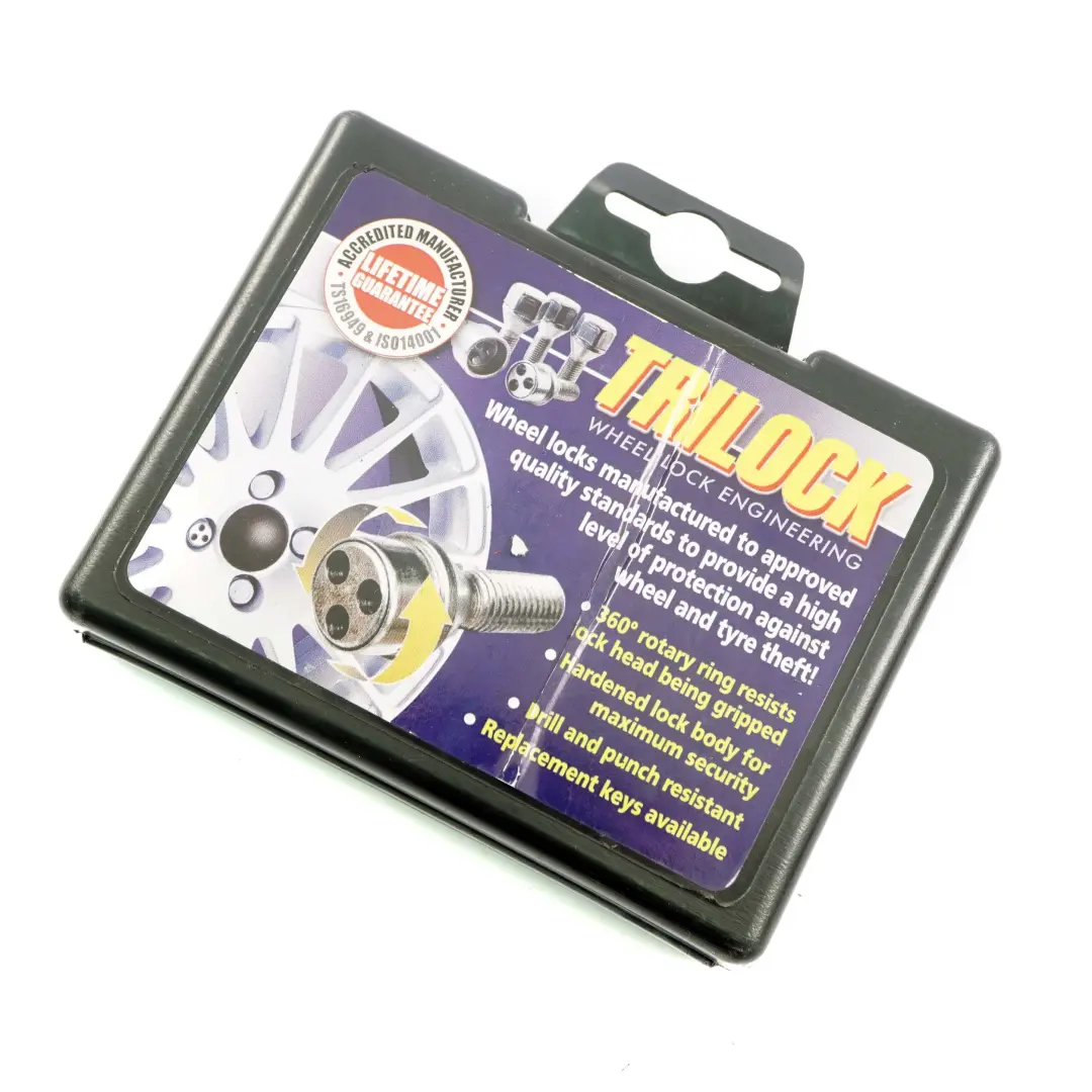 Rueda aleación bloqueo pernos Tuerca Set Trilock M12x1.50 para BMW E65 E66 E83 con número de pieza Trilock Bolts E83 BMW E65 E66 E83 Rueda aleación bloqueo pernos Tuerca Set Trilock M12x1.50 - SKU Trilock Bolts E83 - Número de pieza Trilock Bolts E83