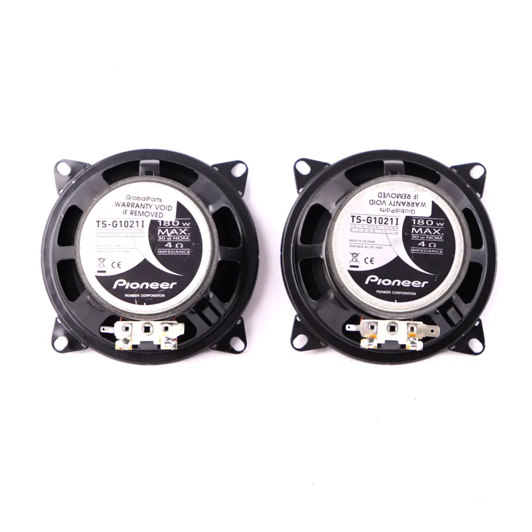 Genuine Pioneer Stereo Coaxial Dual Cone Speaker Set 180W to with Part number TS-G1331I Genuine Pioneer Stereo Coaxial Dual Cone Speaker Set 180W - SKU TS-G1021I - Part number TS-G1331I